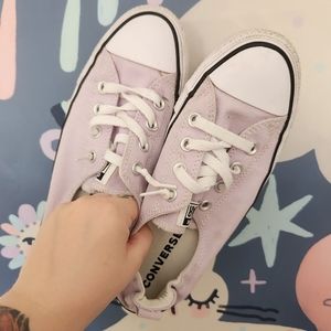 Converse All Star Women Lilac Pastel Purple Sneakers Size 9
